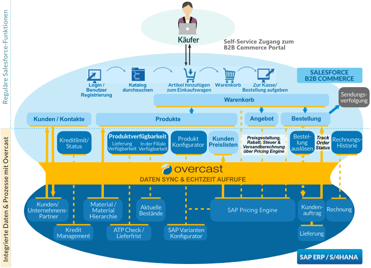 Vigience Overcast SAP-Integrated Commerce Cloud Solution