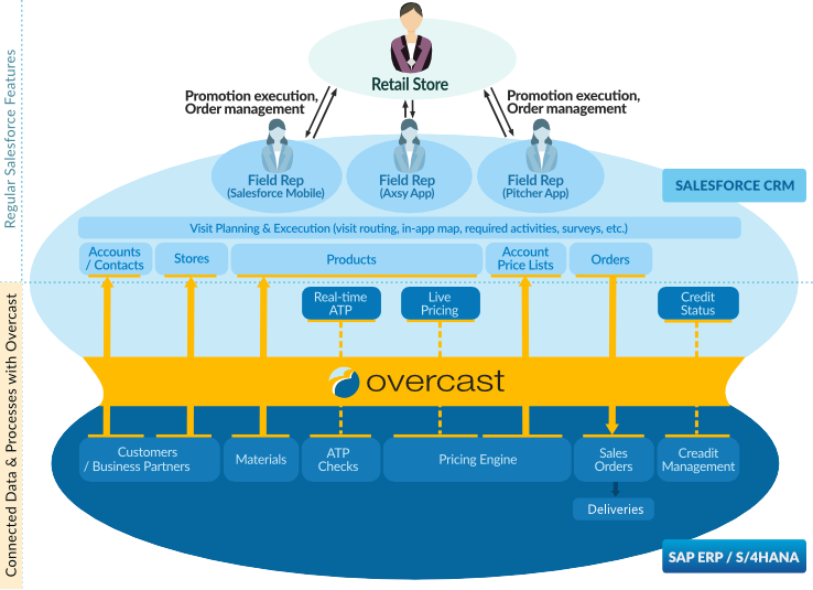 Vigience Overcast SAP-Integrated Consumer Goods Cloud Solution