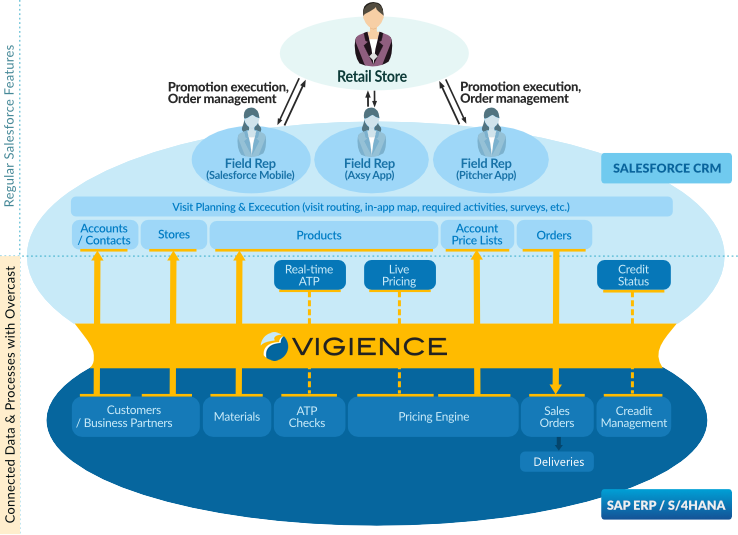 Vigience Overcast SAP-Integrated Consumer Goods Cloud Solution