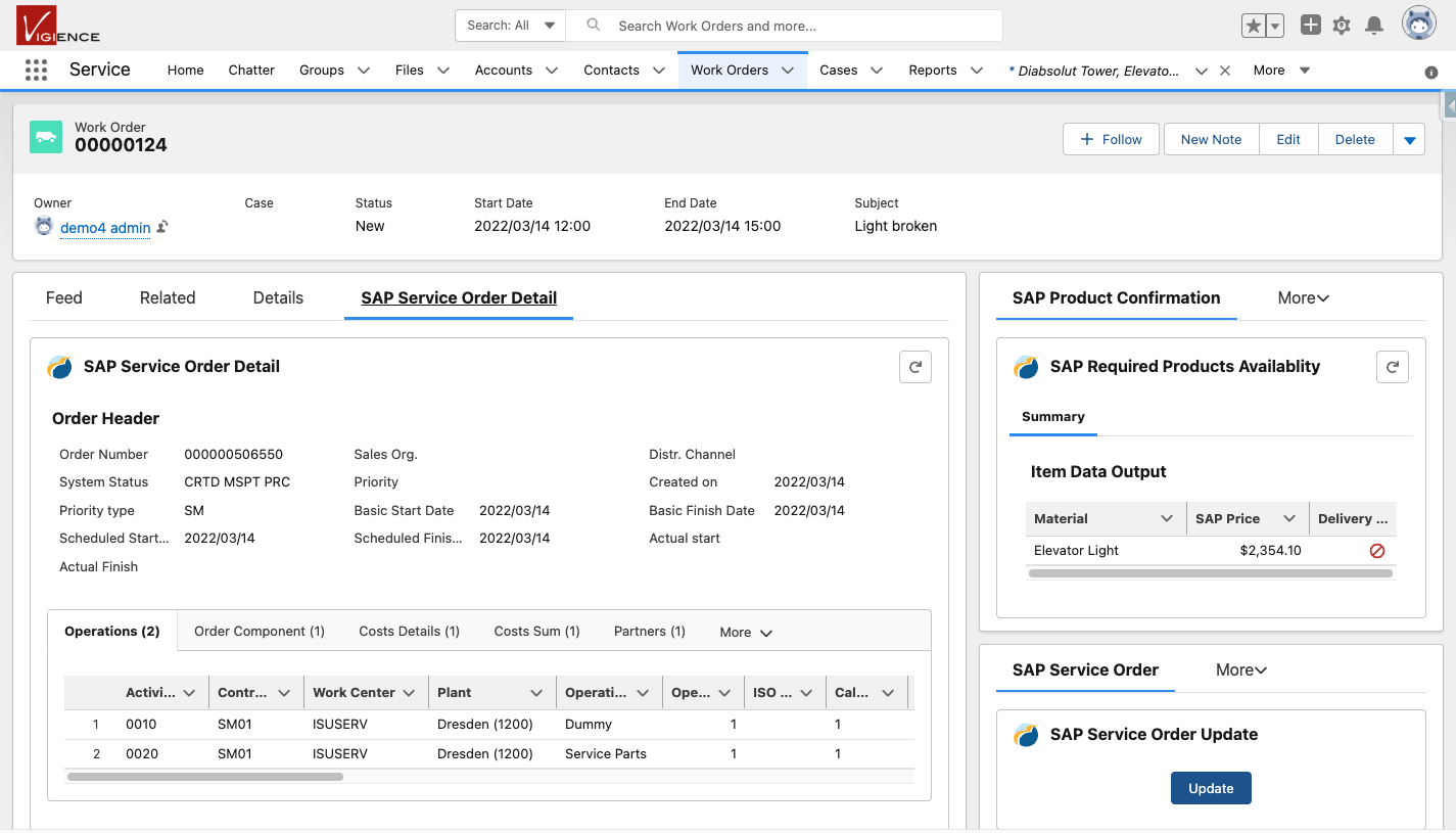 SAP-integrated Field Service
