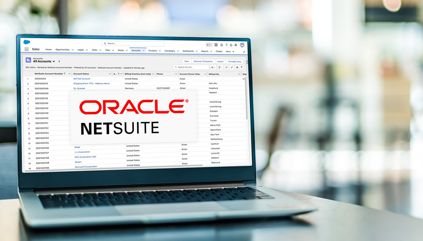 Vigience Overcast Oracle NetSuite Integration