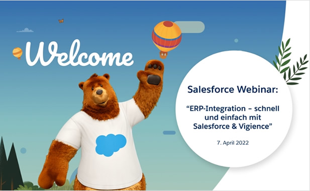 Webinar - ERP-Integration – schnell und einfach mit Salesforce & Vigience