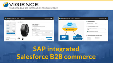 SAP integrated Salesforce B2B Commerce