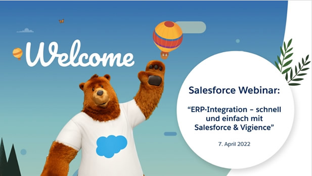 Webinar - ERP-Integration – schnell und einfach mit Salesforce & Vigience