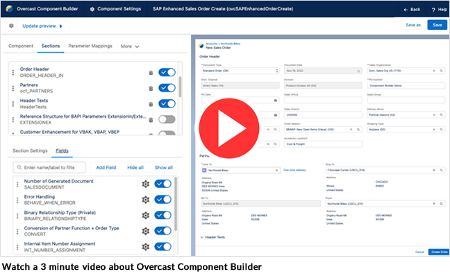 Overcast Component Builder is a point-and-click tool